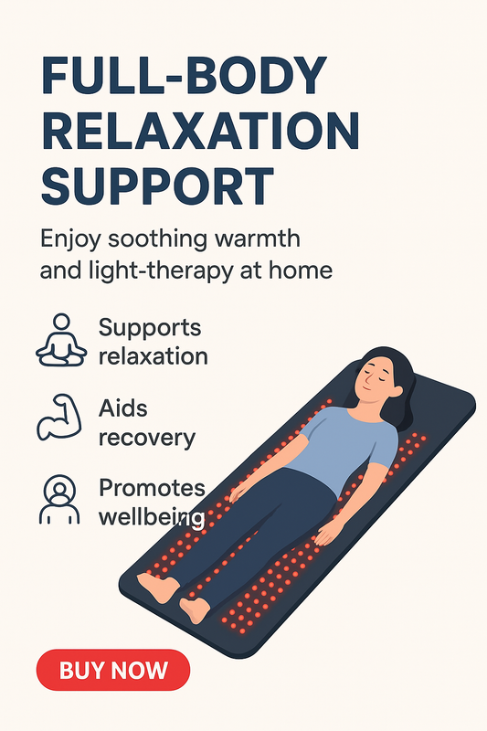 Red Light Therapy Mat for Home Wellness | Full-Body Relaxation