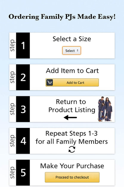 Matching Christmas Pjs for Family
