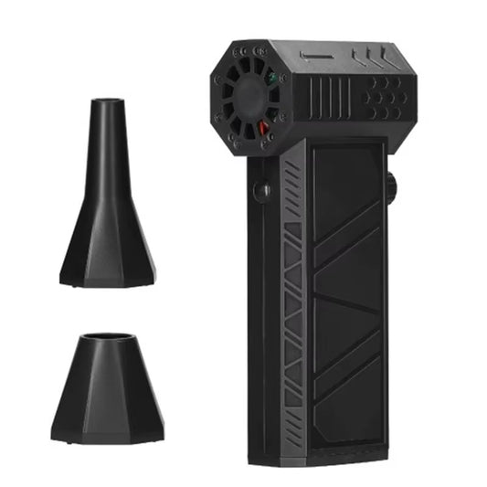 X6 Turbofan Handheld High Power Jet Fan 130000RPM Brushless Motor Mini Air Duster for Efficient Cleaning Black